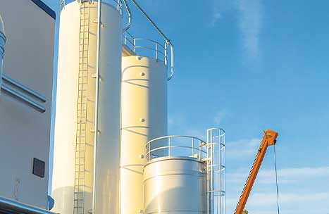 Grain Silo Dry and Liquid Bulk Storage