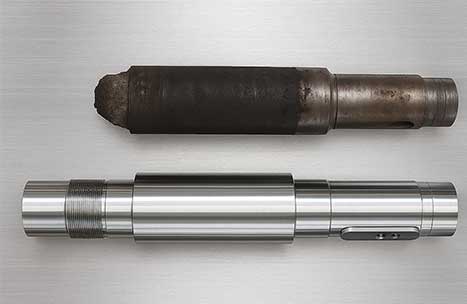 Industrial component Repair shaft replacement