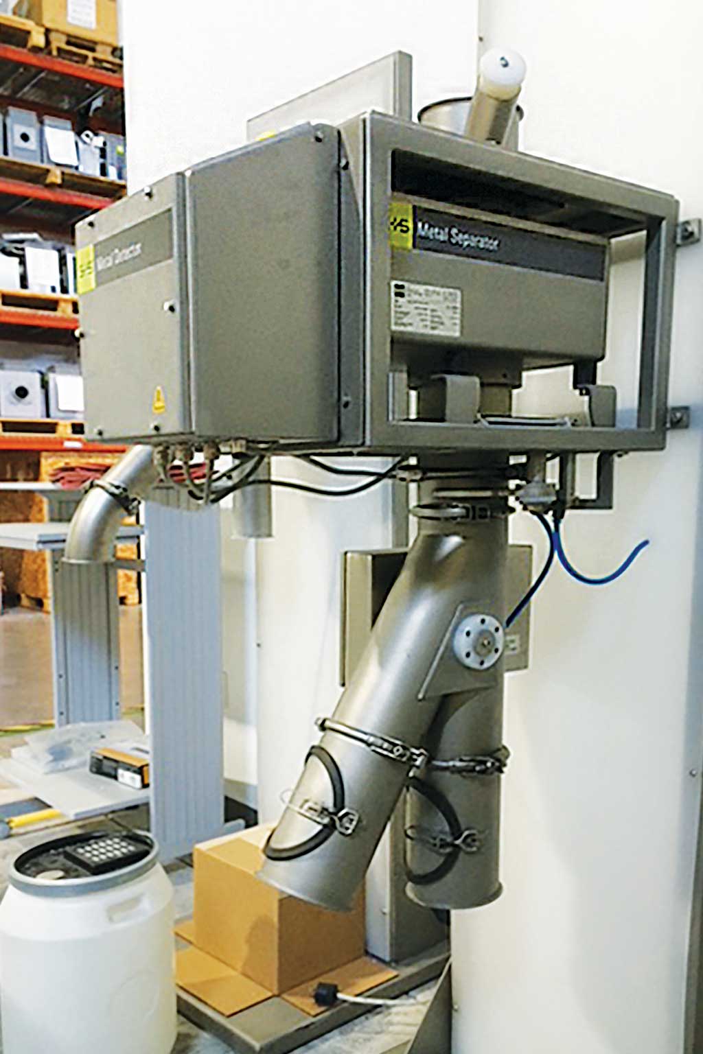 Industrial metal detection inline conveyor metal Hero